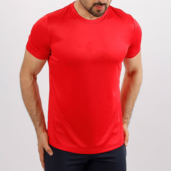 Dry Fit Plain Tee-Red