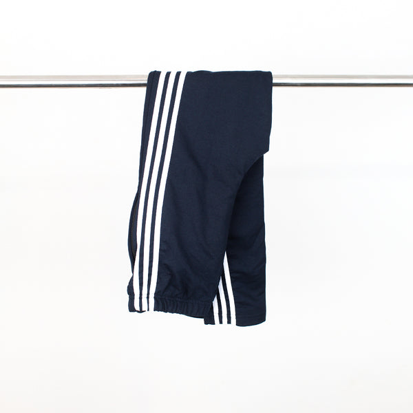 Navy Blue Striped Trouser