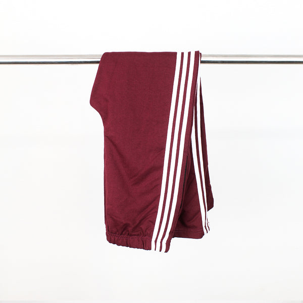 Maroon Striped Trouser