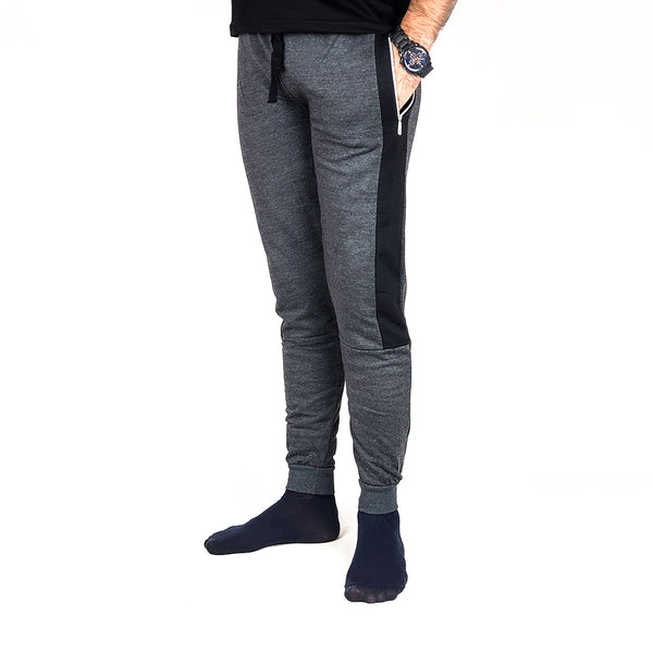 Side Panel Trouser Charcoal Gray