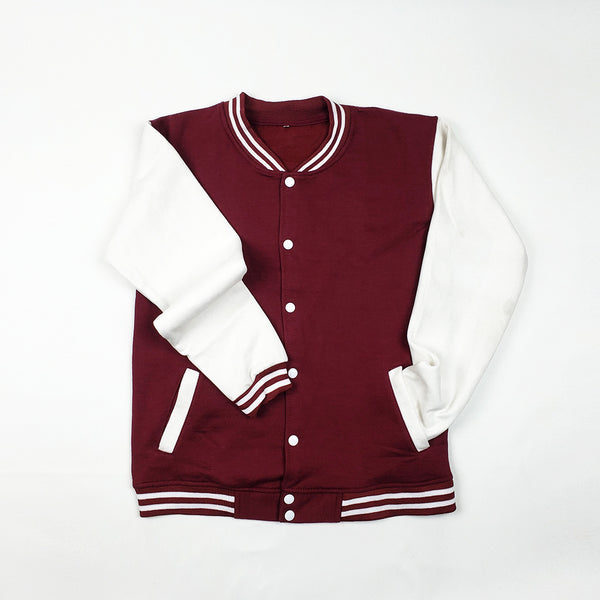 Varsity Jacket-Maroon