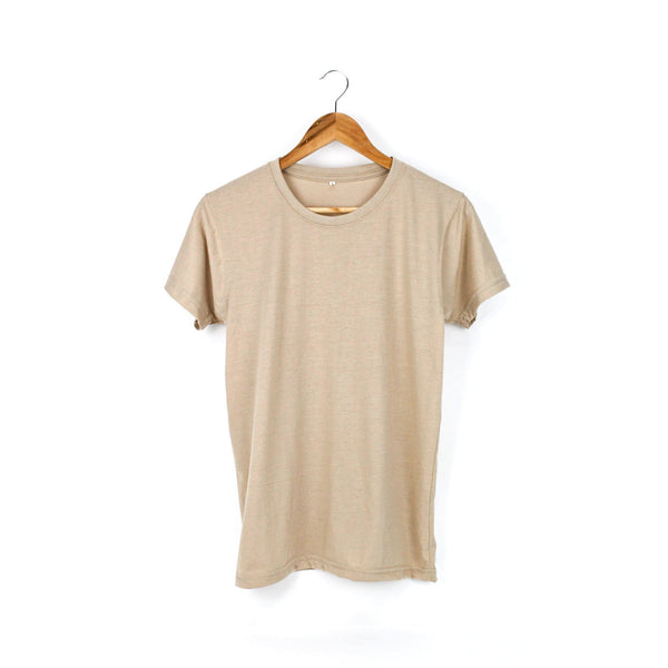 Beige Plain Tee