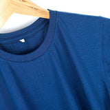 Petroleum Blue Plain Tee - mettwear 
