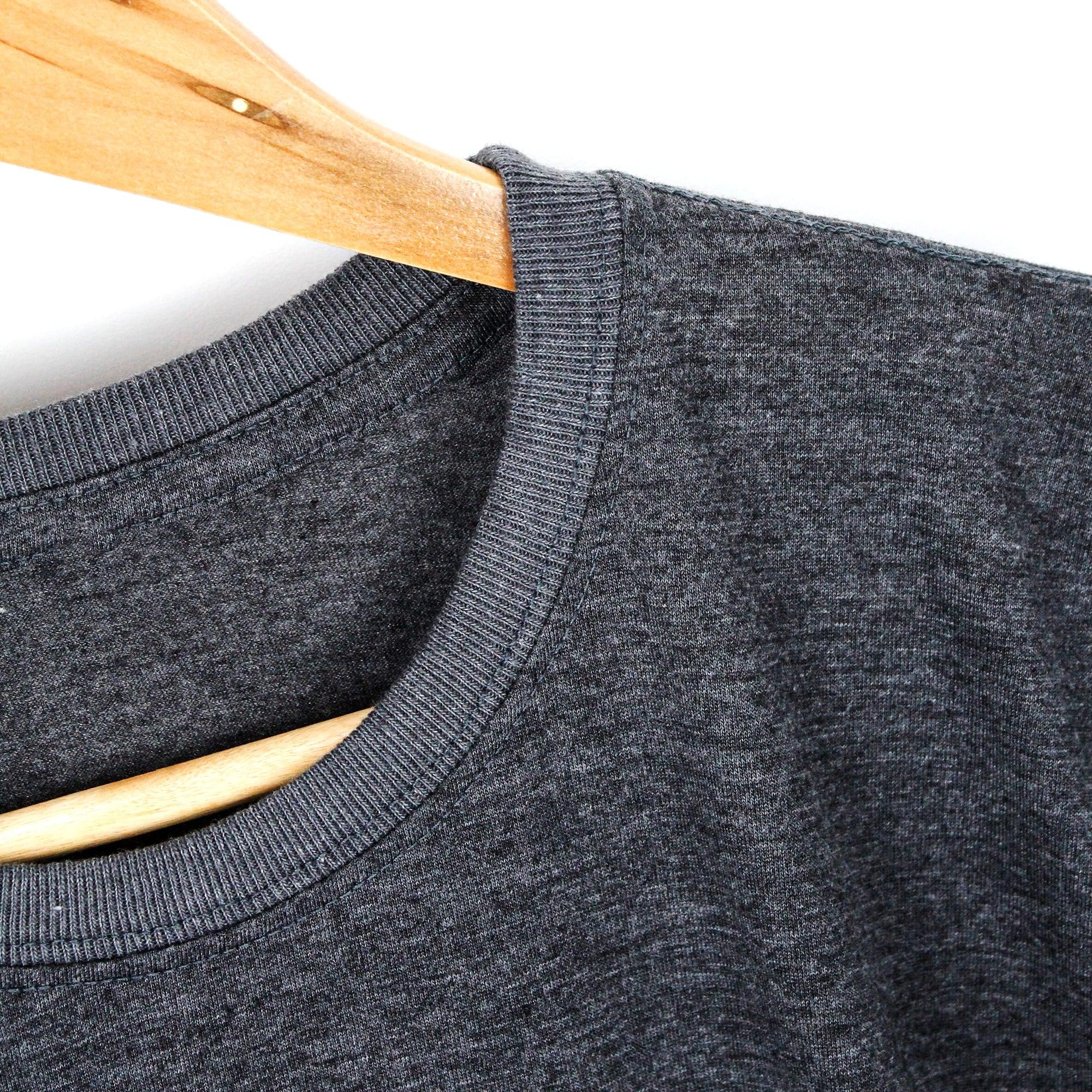 Charcoal Gray Plain Tee - mettwear 