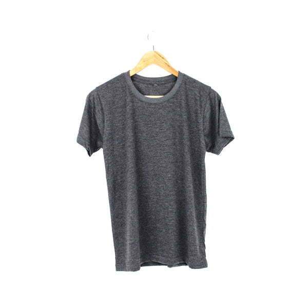 Charcoal Gray Plain Tee