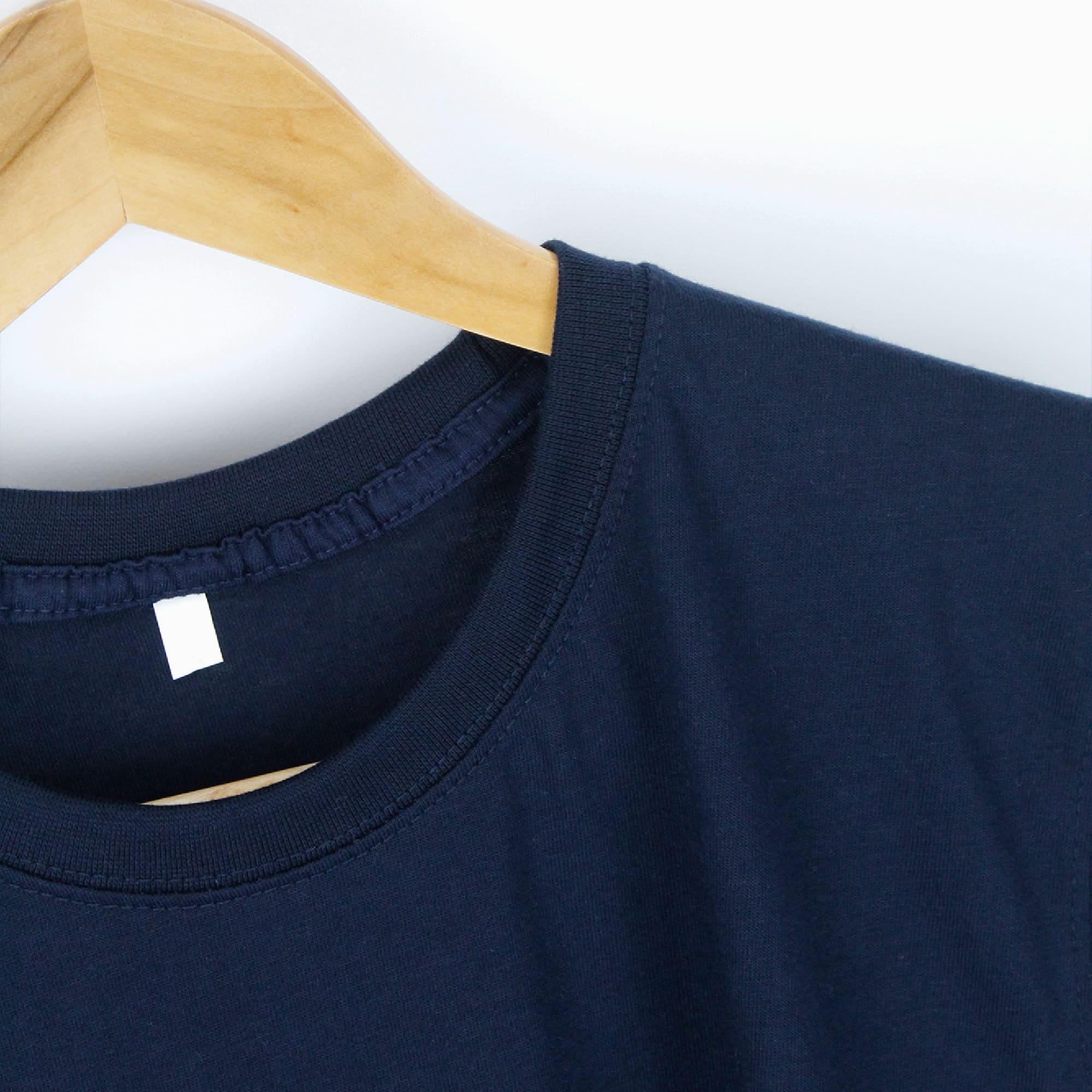 Navy Blue Plain Tee - mettwear 