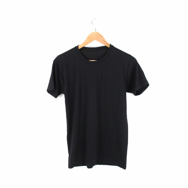 Black Plain Tee