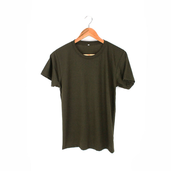 Army Green Plain Tee