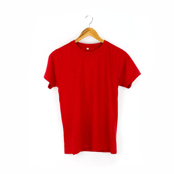 Red Plain Tee