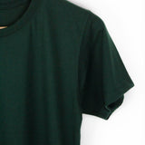 Bottle Green Plain Tee - mettwear 