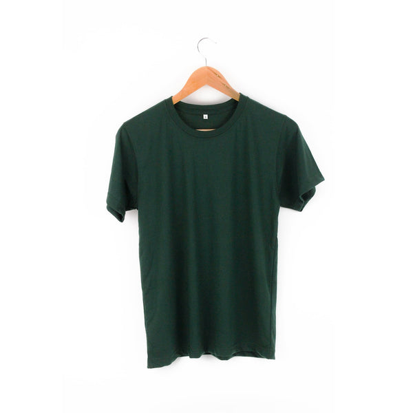 Bottle Green Plain Tee