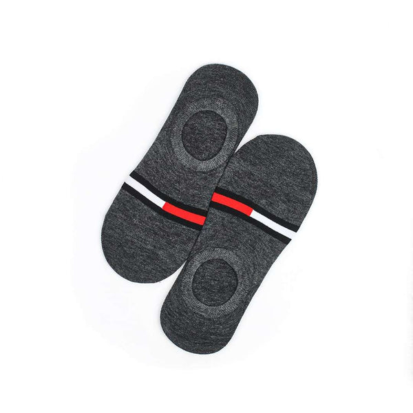 Regular Charcoal Gray Liner Socks pair