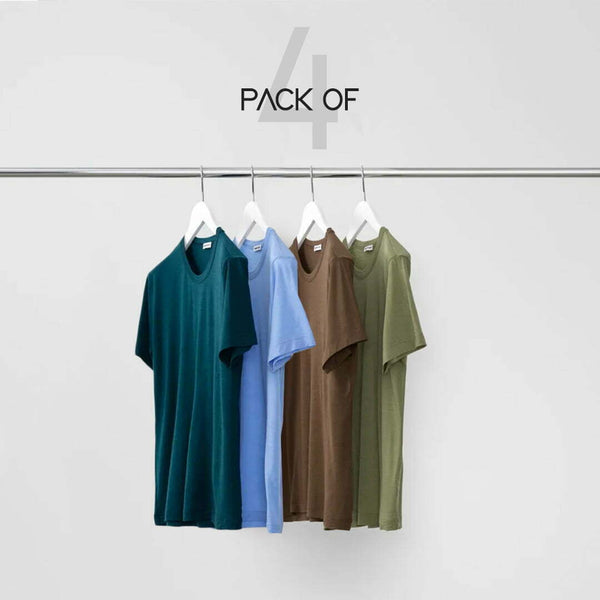 Pack of 4 Plain Tee